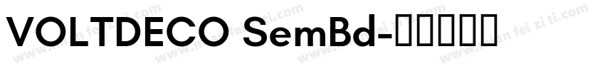VOLTDECO SemBd字体转换
